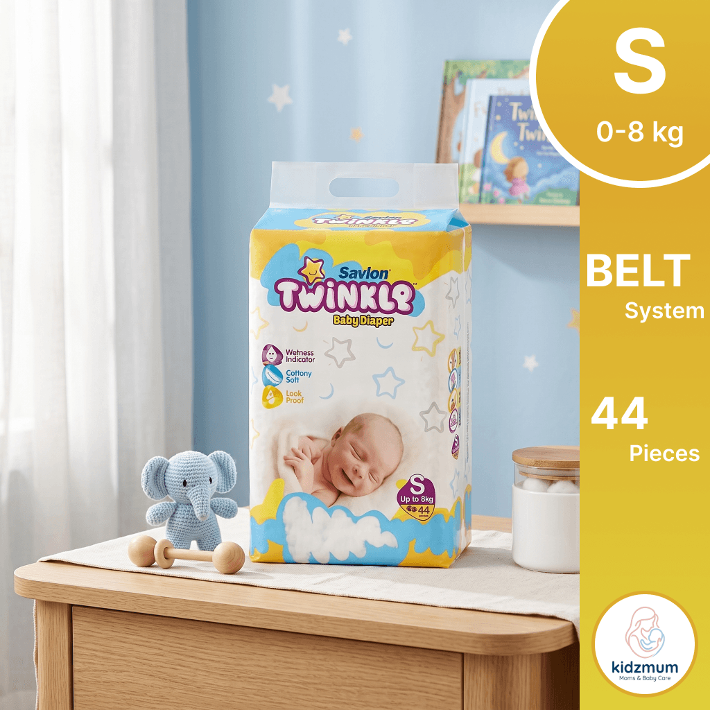 Twinkle Baby Belt System Diaper Small (44 Pcs | 0-8 kg)