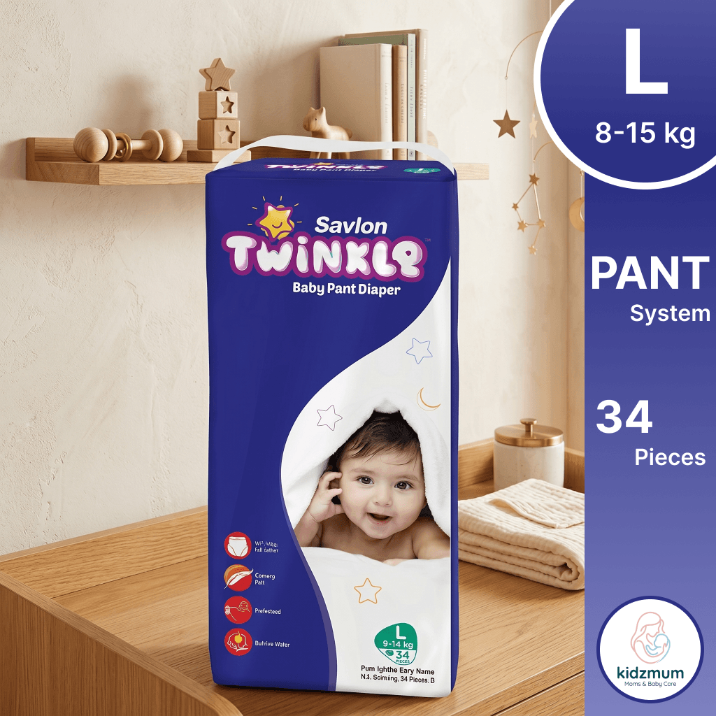 Twinkle Baby Pant System Diaper Large (34 Pcs | 8-15 kg)