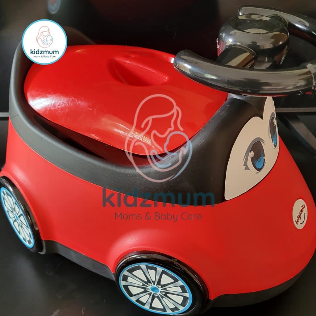 Baby Smile Car Potty Red
