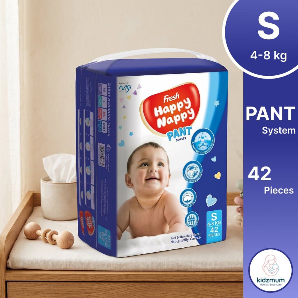 Fresh Happy Nappy Pant Diaper Small (42 Pcs | 4-8 kg) - image 1