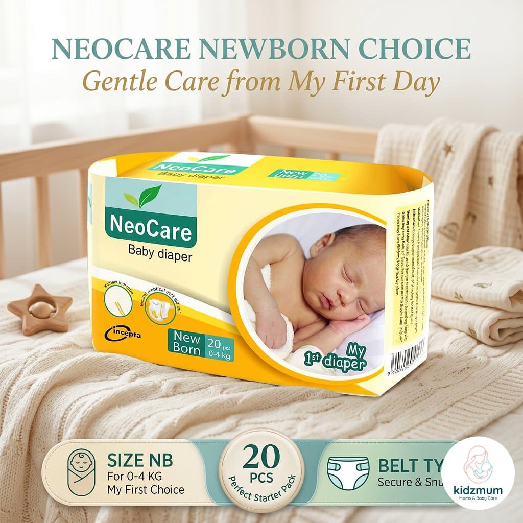 NeoCare Newborn Belt Diapers (20 Pcs | 0-4 kg) - image 1